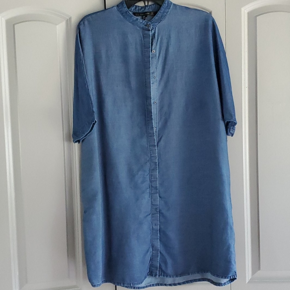 Zara denim dress 👗 sz S